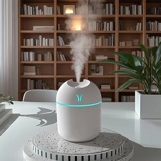 1pc Compact Portable Humidifier for Fine Moisture – Professional Quality Essential Oil Diffuser for Home and Travel